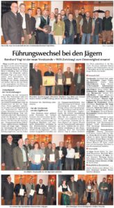 Führungswechsel bei den Jägern